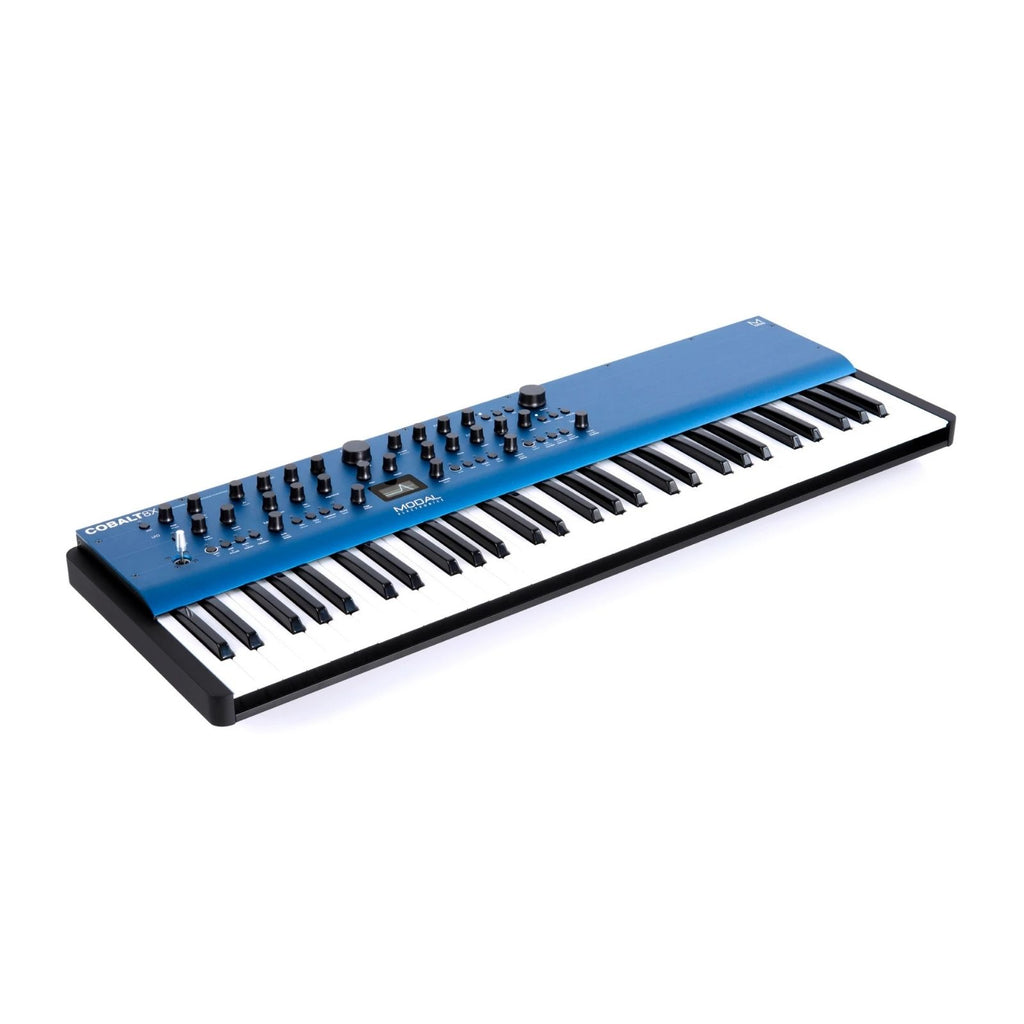 sintetizzatore a tastiera 61 tasti modal cobalt8x vista laterale sx