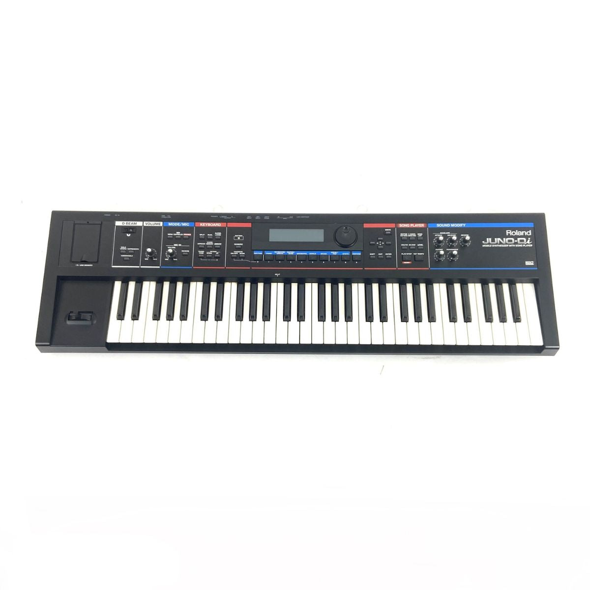 sintetizzatore a tastiera roland juno di usato vista frontale