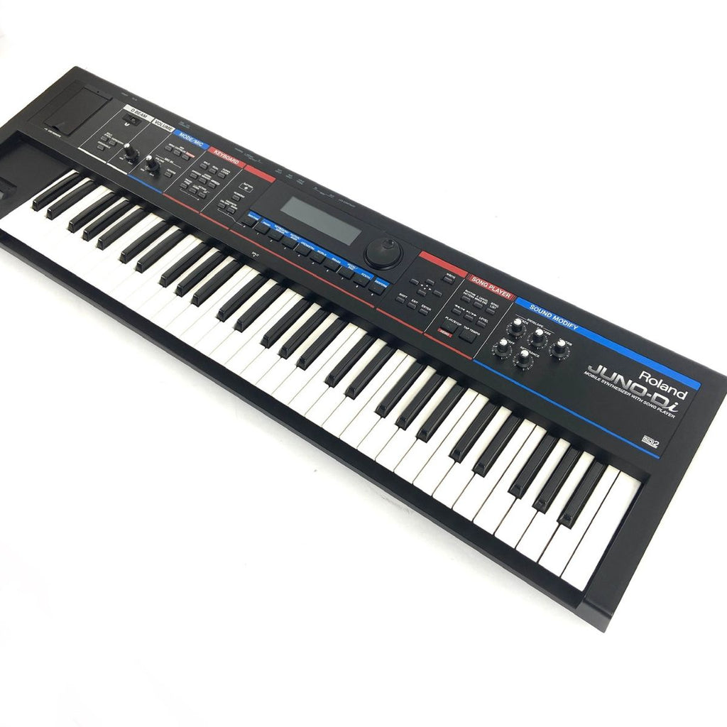 sintetizzatore a tastiera roland juno di usato vista laterale dx