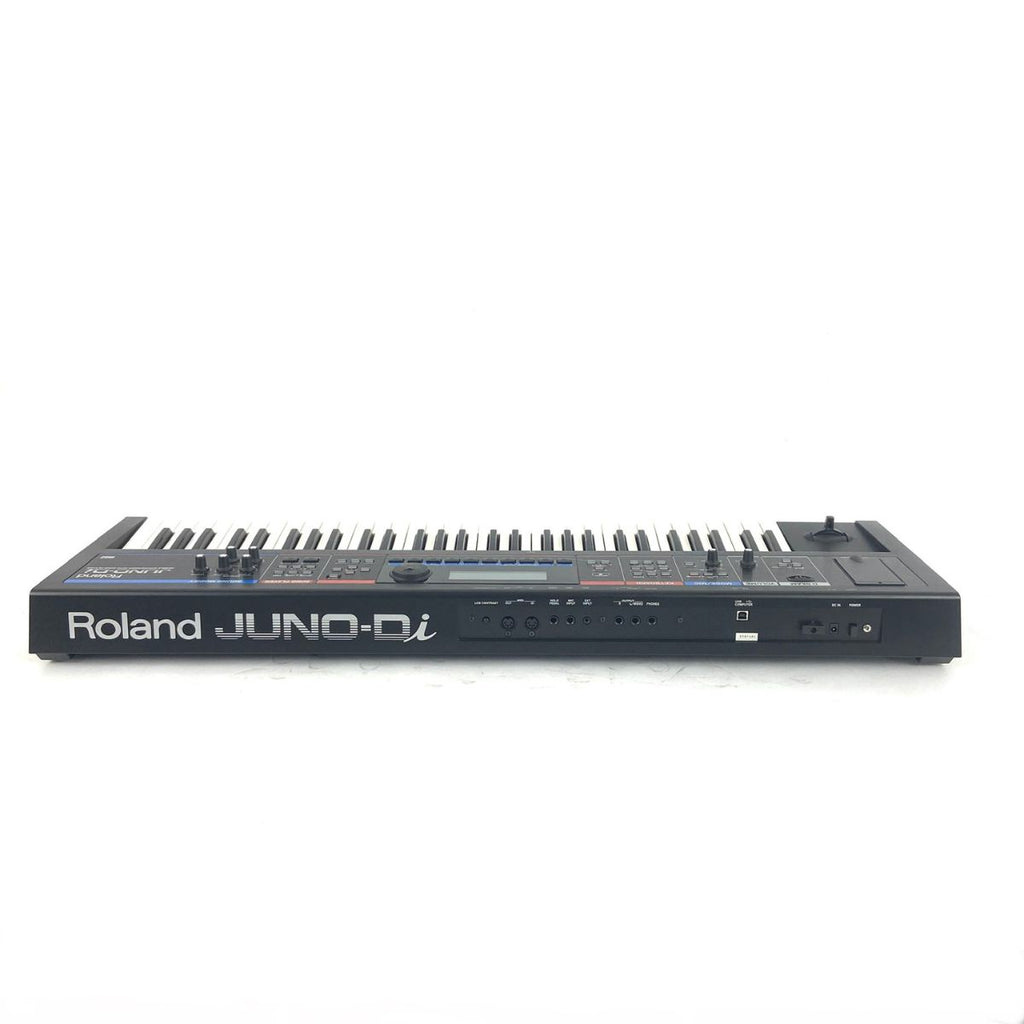sintetizzatore a tastiera roland juno di usato vista del retro