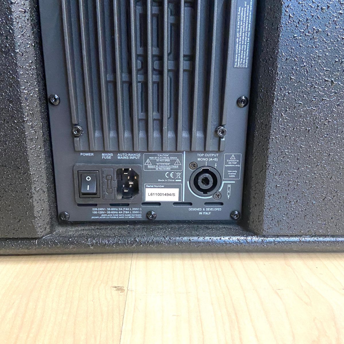 sistema audio a colonna completo db technologies es802 coppia usati con custodie vista seriale 1