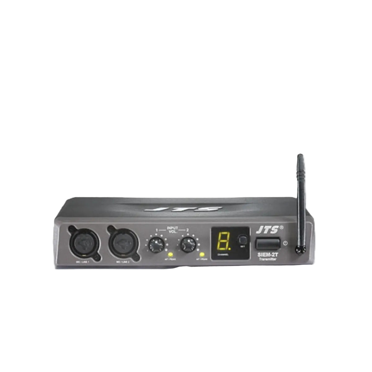 sistema in ear wireless con auricolari jts siem 2r-2t e IE1 vista della centralina ricevente