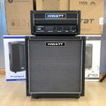 sistema completo testata assa per basso da 300W Hiwatt Bass Stack usato vista frontale