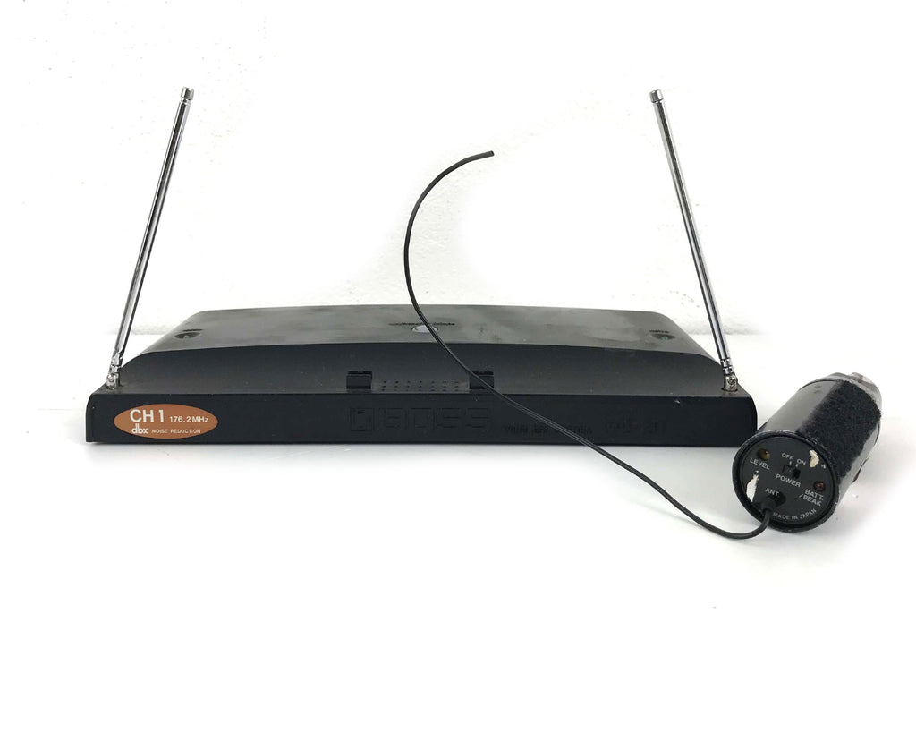 boss ws-20m sistema wireless per microfoni vista frontale primo sistema