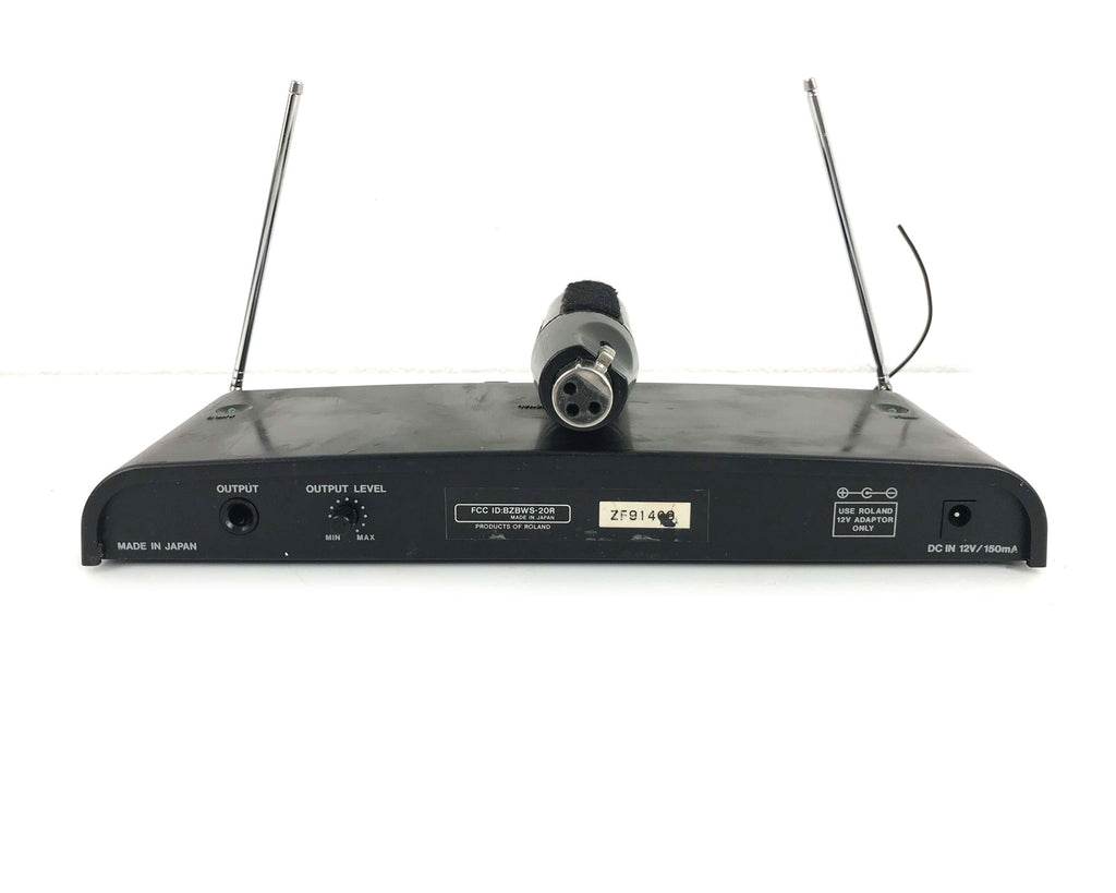 boss ws-20m sistema wireless per microfoni vista retro primo sistema