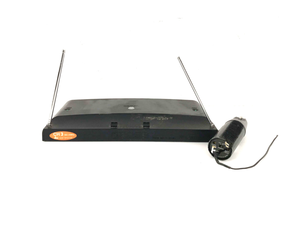 boss ws-20m sistema wireless per microfoni vista frontale secondo sistema