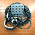 stagebox proel TN208 con 24 ingressi e 8 uscite con cavo da 20 mt usata vista frontale