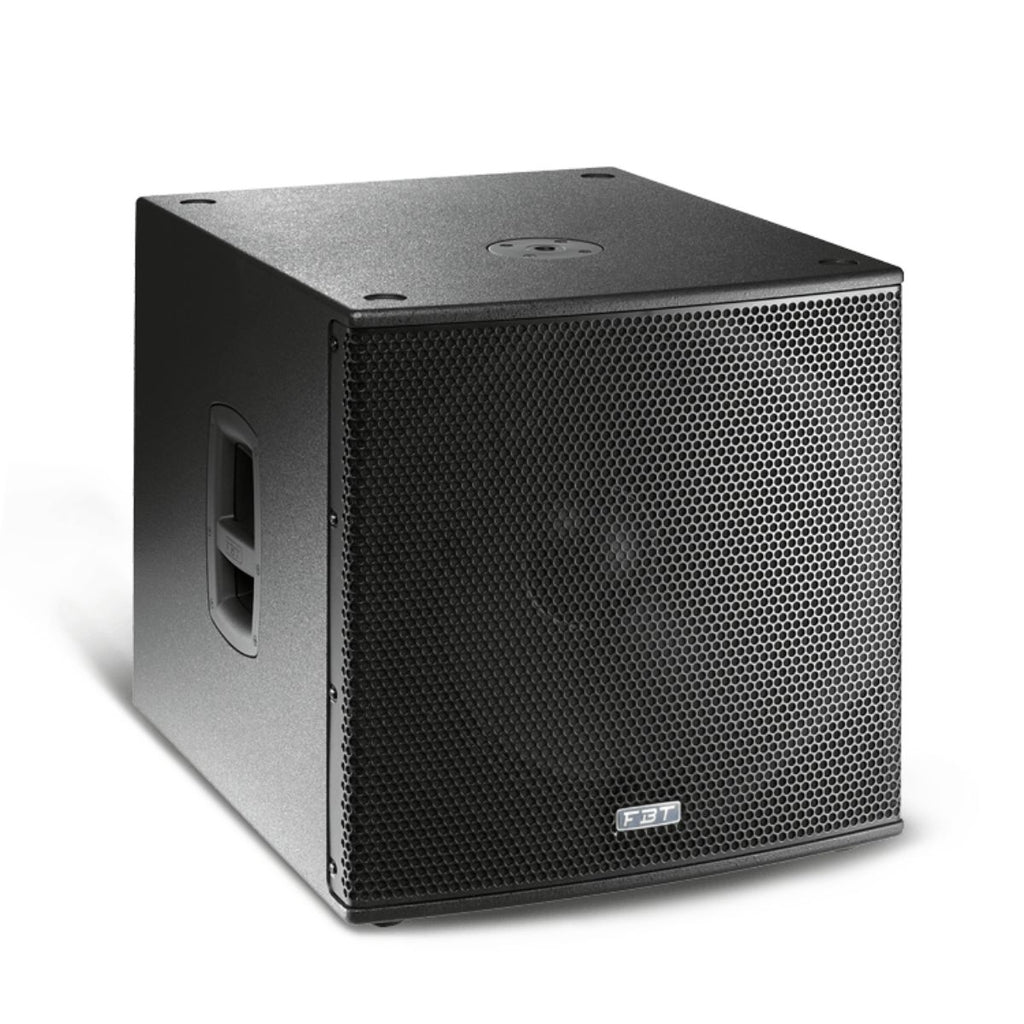 subwoofer amplificato professionale da 2400W e 18" FBT Subline 118SA vista laterale
