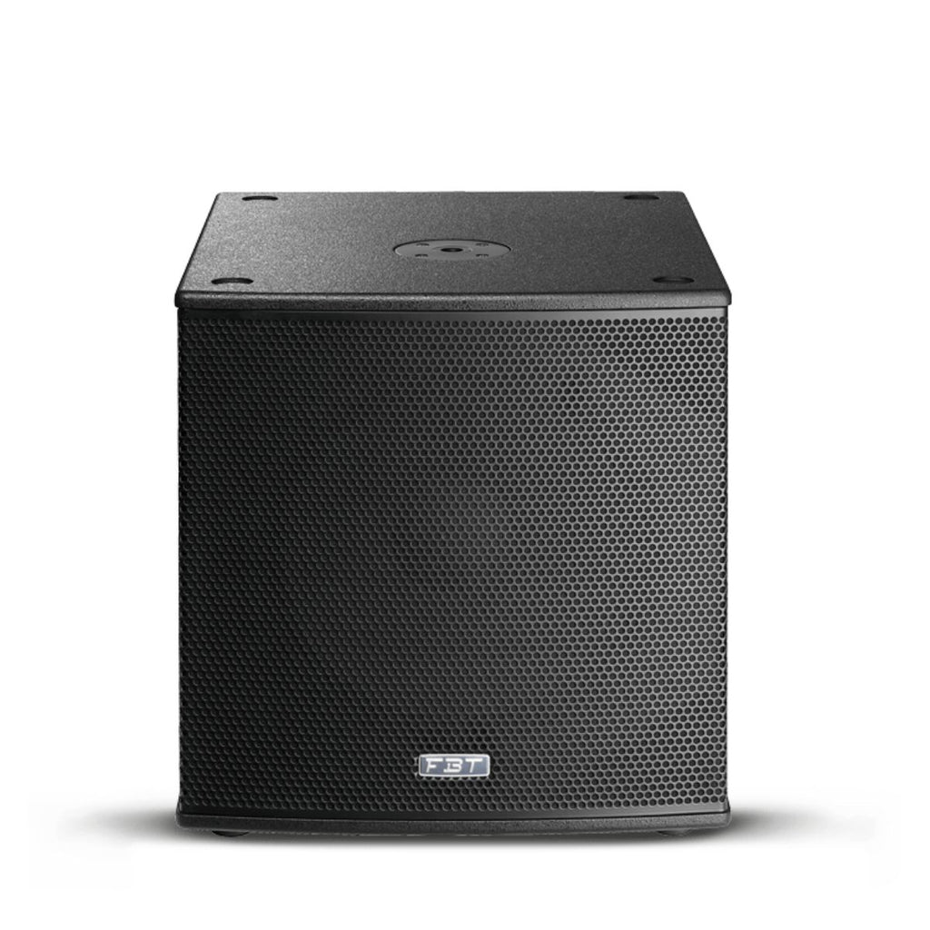 subwofer amplificato professionale da 1400W e 15" fbt subline 115SA vista frontale