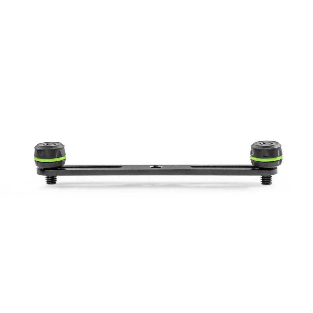 supporto per 2 microfoni su asta gravity gm st 01 vista frontale aperto