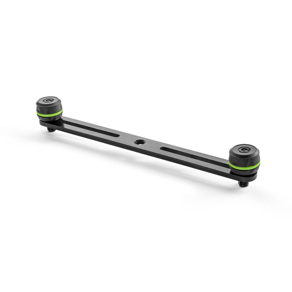 supporto per 2 microfoni su asta lungo gravity ms stb 02 vista inclinata