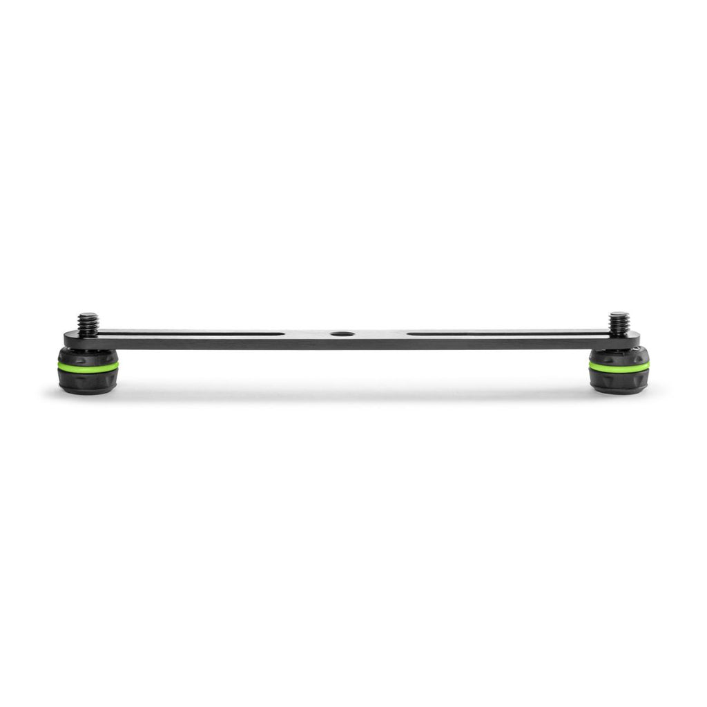 supporto per 2 microfoni su asta lungo gravity ms stb 02 vista dal basso