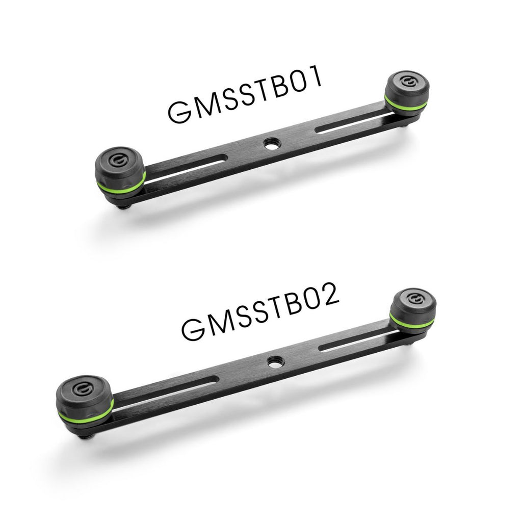 supporto per 2 microfoni su asta lungo gravity ms stb 02 vista differenze con gmsstb01