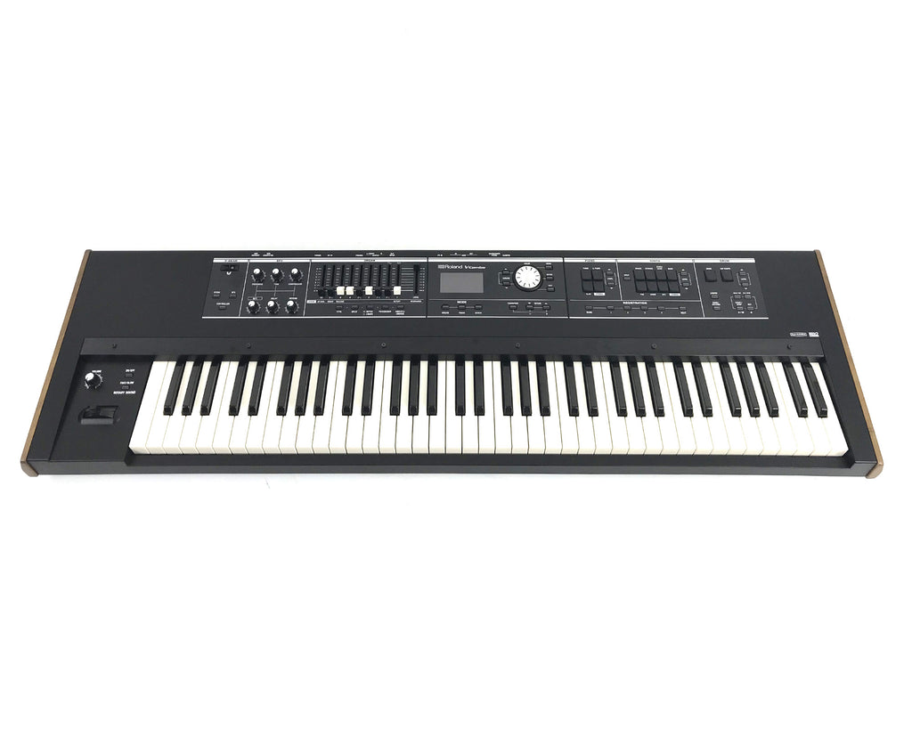 tastiera organo digitale roland vr730 usata vista dall'alto
