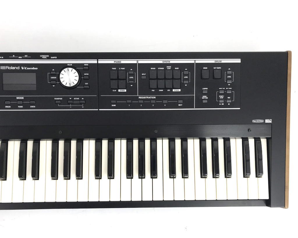 tastiera organo digitale roland vr730 usata vista frontale dx