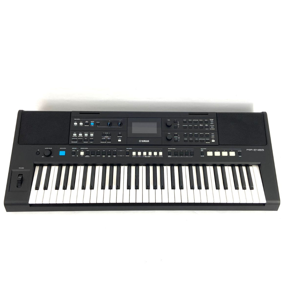 tastiera arranger professionale 61 tasti yamaha psr-e483 usata vista frontale