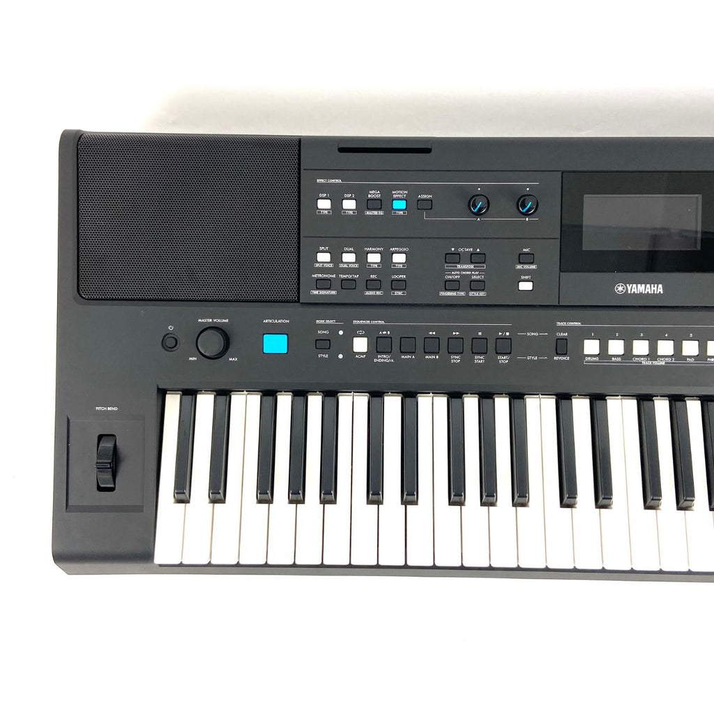 tastiera arranger professionale 61 tasti yamaha psr-e483 usata vista frontale sx