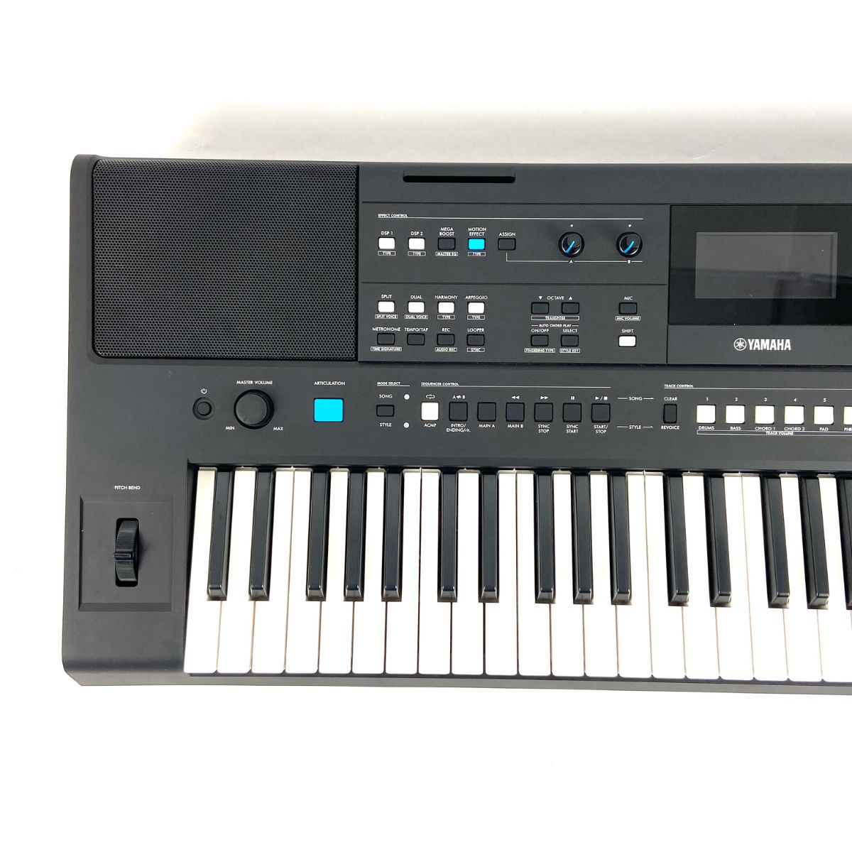 tastiera arranger professionale 61 tasti yamaha psr-e483 usata vista frontale sx