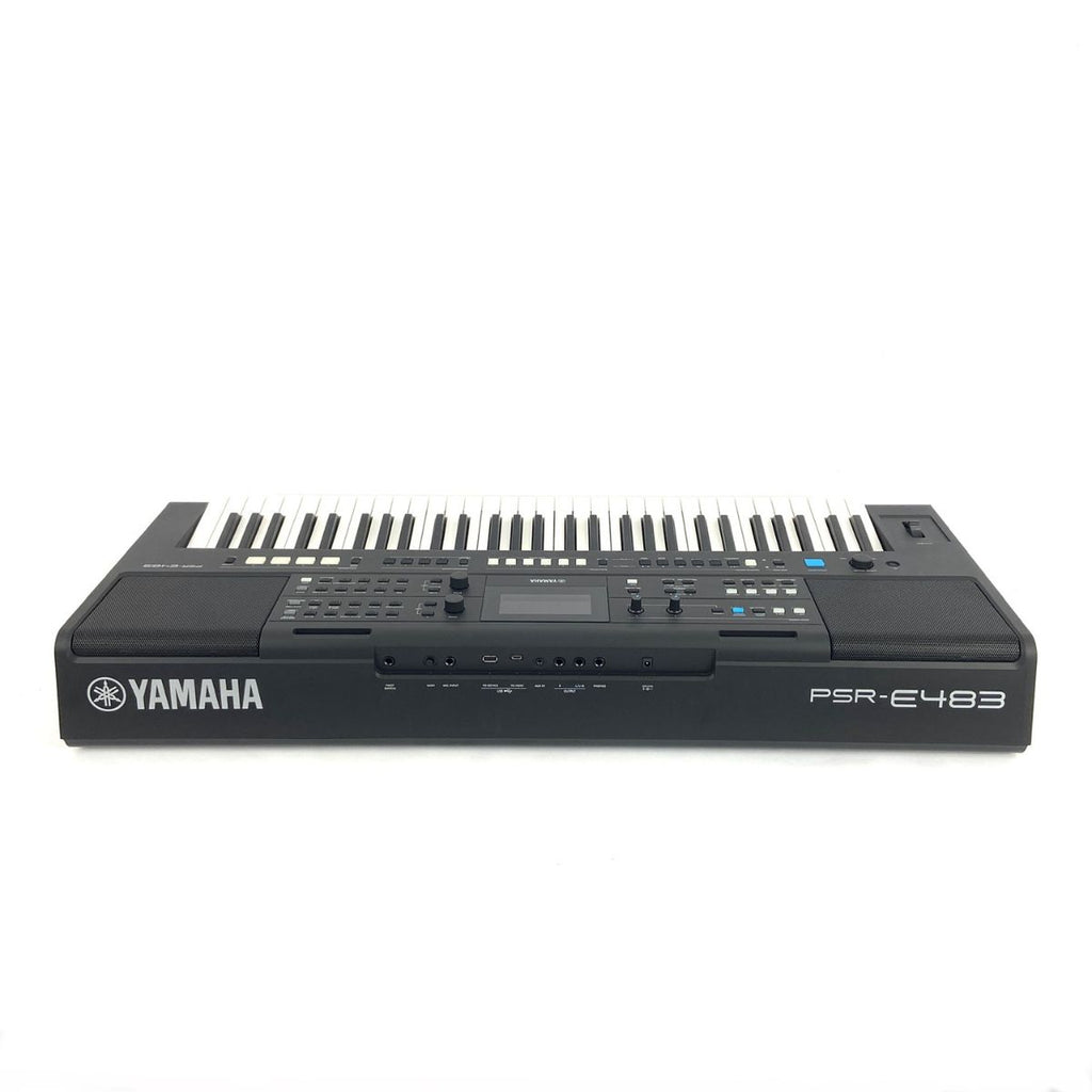 tastiera arranger professionale 61 tasti yamaha psr-e483 usata vista del retro