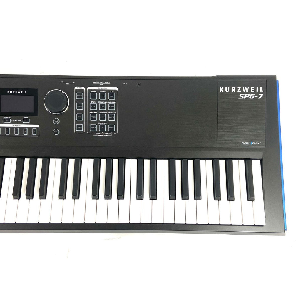 tastiera semipesata kurzweil sp6-7 usata vista frontale dx