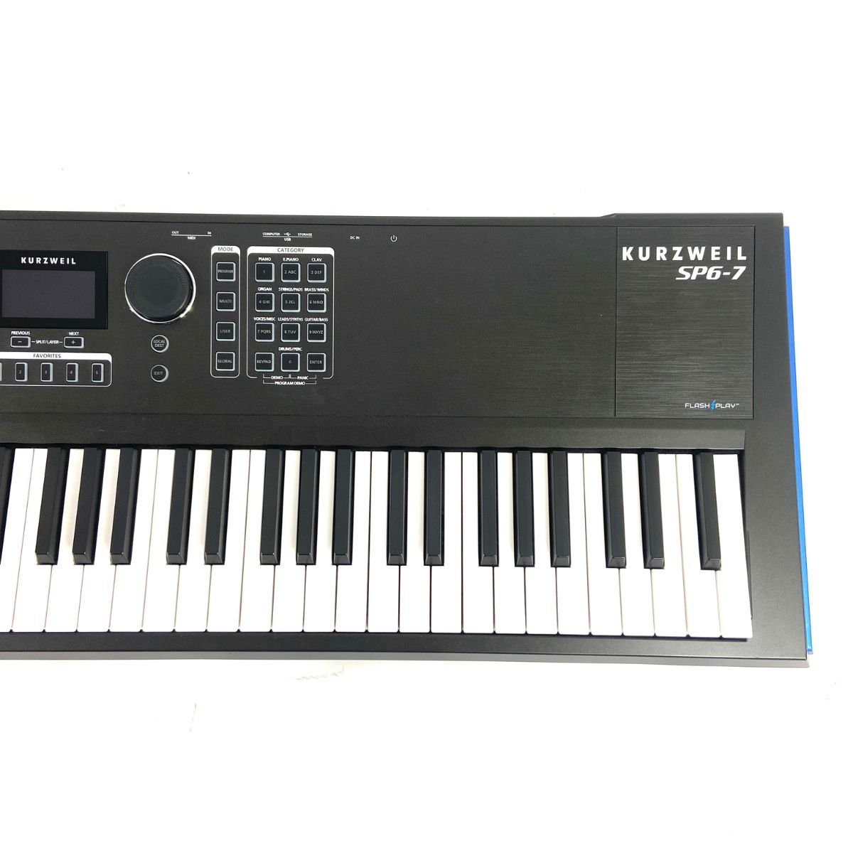 tastiera semipesata kurzweil sp6-7 usata vista frontale dx