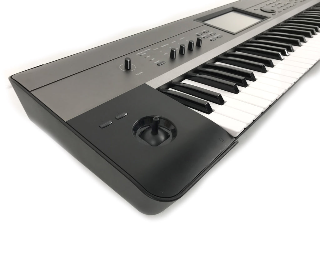 tastiera workstation korg krome ex 61 usata vista laterale sx