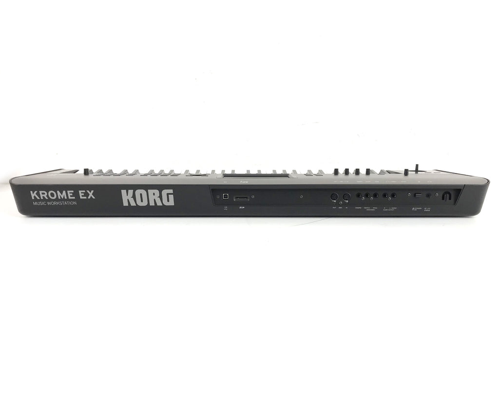 tastiera workstation korg krome ex 61 usata vista del retro