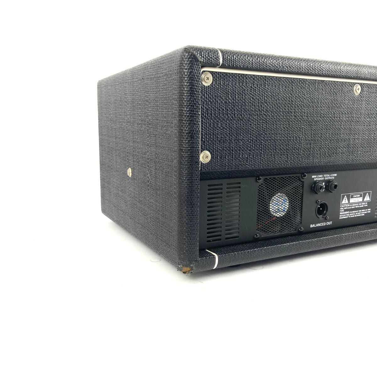 testata professionale per basso da 300W Hiwatt B300 HD usata vista segno sul retro