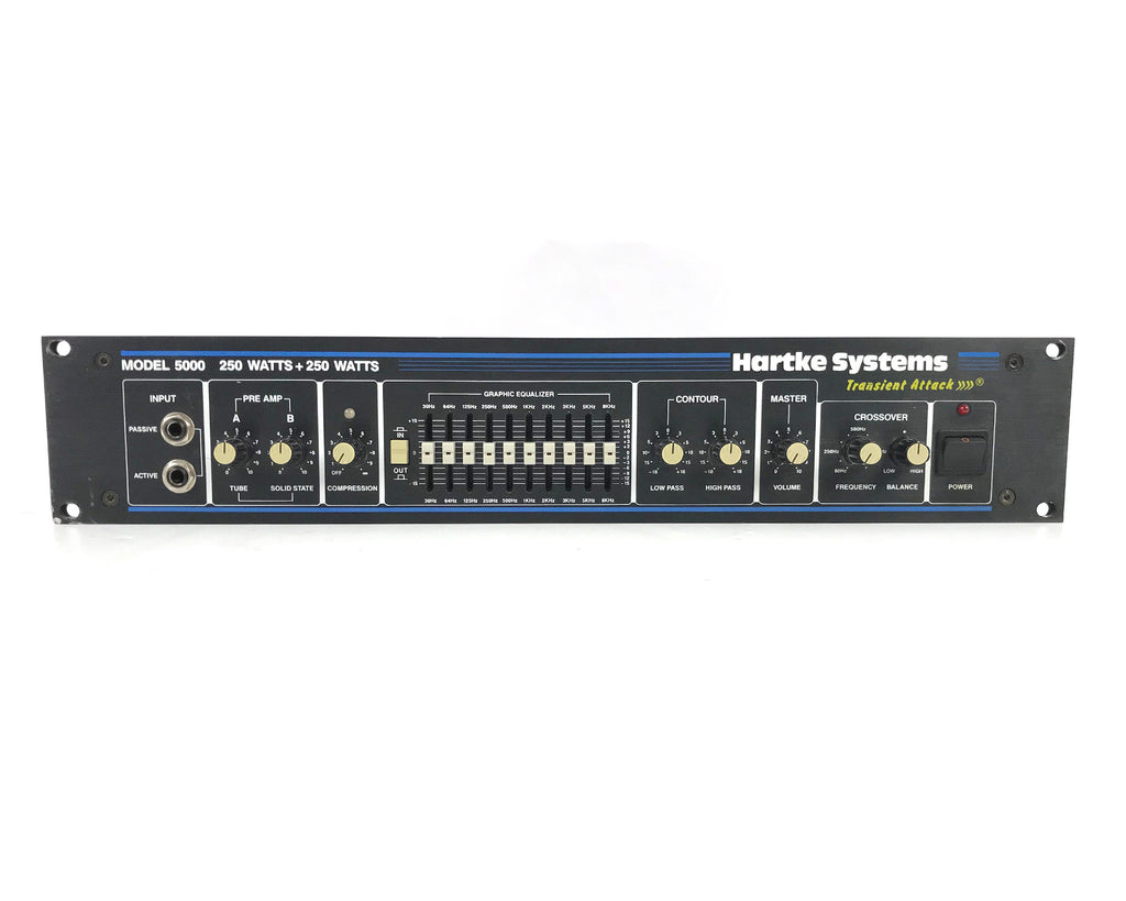 testata per basso hartke model 5000 usata vista frontale