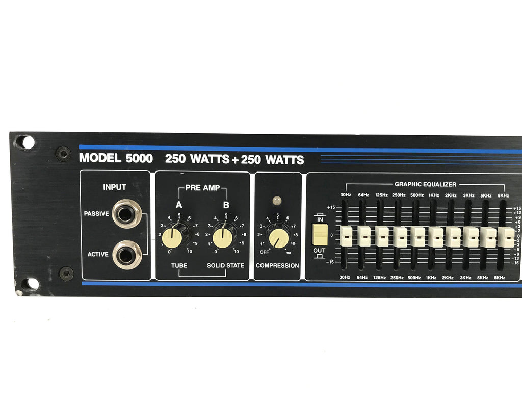testata per basso hartke model 5000 usata vista frontale sx