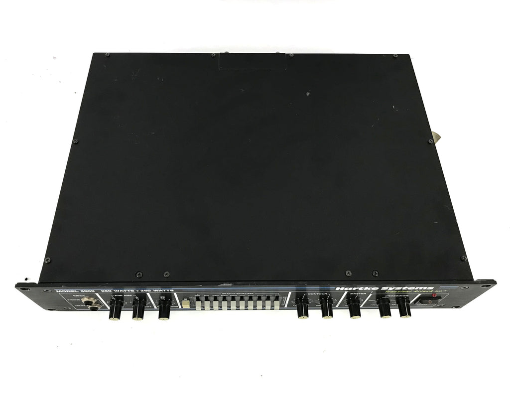 testata per basso hartke model 5000 usata vista dall'alto