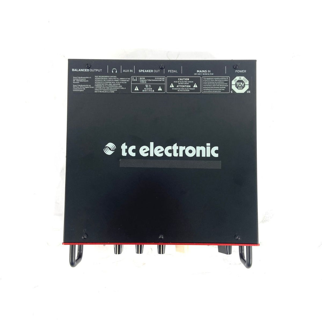 testata per basso tc electronic BH250 usata vista da sopra