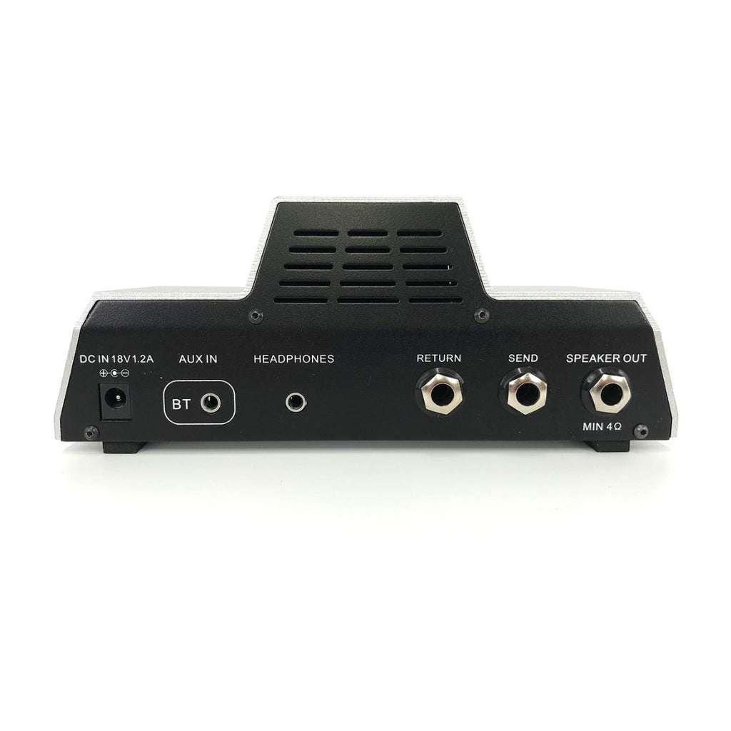 testata digitale per chitarra 15W mooer little tank d15 vista del retro